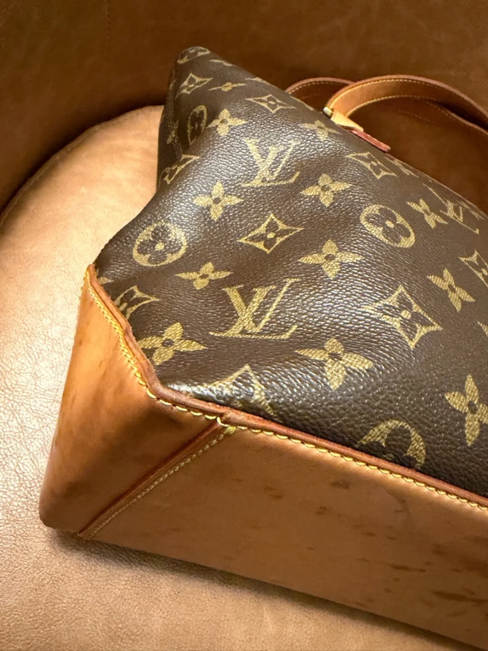 Louis Vuitton Piano Tote Monogram Shoulder Bag Authenticated Clean Interior - Picture 10 of 16